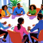 Image showing 'group discussion' among students