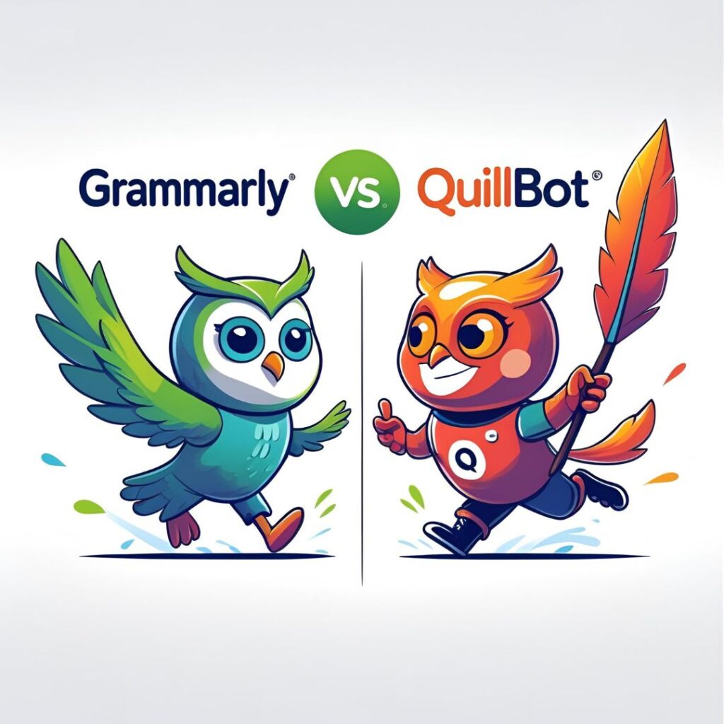 Image to compare: Grammarly Vs Quillbot